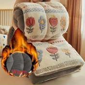 Resim Fransız Bohem Tarzında Tersinir Çiçek Desenli Yorgan - Tüm Mevsimler İçin Uygun Kalın Yorgan, Polyester Fiber Dolgulu, Makine Yıkamalı, Yumuşak ve Rahat Yatak Takımı, Yatak Odası, Yurt ve Otel Dekoru İçin Mükemmel - Orta Ağırlıkta Tek Kumaş Yorgan. 