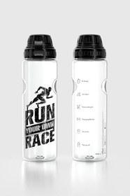 Resim Renga Ege Yazı Desenli 750 ml Tritan Matara 912067 Siyah 