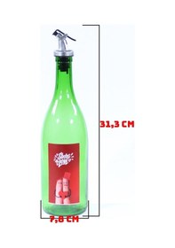 Resim Sevgililer Günü Konseptli Sosluk Yeşil 750 Ml Akıtıcılı Share The Love Yeşil 