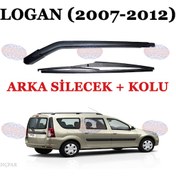 Resim Dacia Logan Arka Silecek Kolu+Silecek Süpürgesi 