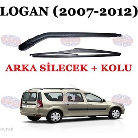 Resim Dacia Logan Arka Silecek Kolu+Silecek Süpürgesi 