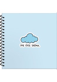 Resim Hisli Şeyler 16X15 Çizgili Defter - Yok Öyle Yağma 