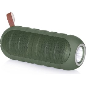 Resim New Rixing NR-3025L Taşınabilir LED El Feneri Bluetooth Hoparlör Yeşil (Yurt Dışından) 