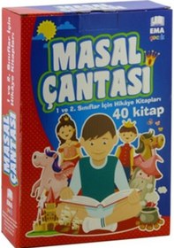 Resim Masal Çantası 100 Temel Eserden Seçilmiş 40 Kitap - 1. ve 2. Sınıflar İçin- Ema Çocuk 
