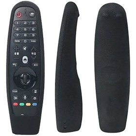 Resim Springsun Lg Tv Kumanda Koruması An-mr600/mr650a, Siyah Silikon Kılıf, 191x53x38mm, Dayanıklı Malzeme İle Korumak İçin 