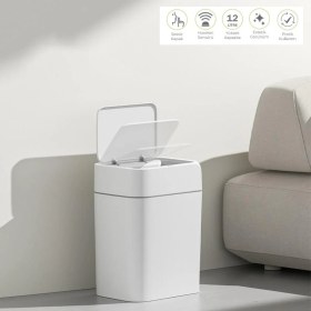 Resim Begin Power 12 Litre Sensörlü Çöp Kovası Ofis Mutfak Banyo Çöp Kovası 
