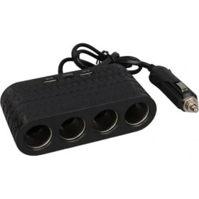 Resim Alkasaz Araçlar Için 4’lü Çakmak Çoklayıcı Type C USB ve Koruma Sistemli 