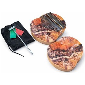 Resim 17 Tuşlu Grafit Desenli Kalimba Leo 