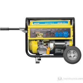 Resim Aksa AAP-8000E Benzinli Monofaze Jeneratör 8kVA (4 Zamanlı Motor) 