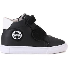 Resim Kiko Kids Coyote Cırtlı Erkek Bebek Günlük Bot Ayakkabı Siyah 