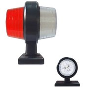Resim Maksi Takoz Lamba 18 Led'li 105mm 12v-24v Beyaz - Kırmızı - Fr0117-wr 