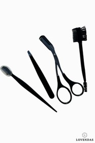 Resim Lovendas Kaş ve Kirpik Şekillendirme Bakım Seti - Paslanmaz Set 