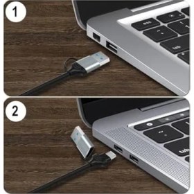 Resim Daisy Home HU04A Type-C/usb A To 4K 60Hz 1080P HDMI Video Capture Yakalama Hub Adaptör 
