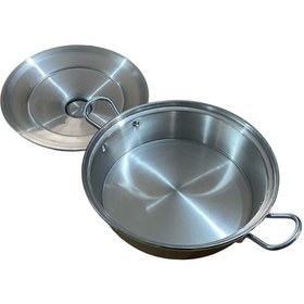 Resim Mobilreyon Alüminyum Kızartma,pilav,karnıyarık,kamp Tavası -kapaklı Tava-32 Cm 5-6 Kişilik Gümüş 