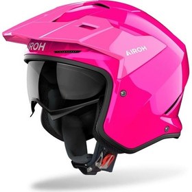 Resim Airoh Kombakt Color Pink Gloss Kask Pembe 