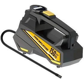 Resim Dijital 12v Çakmak Şarjlı Göstergeli Oto Lastik Şişirme Pompası Hava Kompresörü 