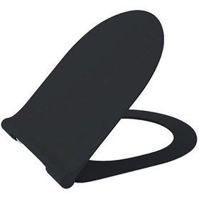 Resim Bocchi Pure Slim Klozet Kapağı Mat Siyah A0333 - 004 