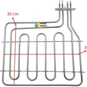 Resim Termikel Uyumlu BHP71A4W Fırın Üst Rezistansı 