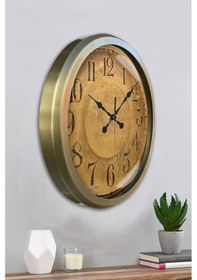 Resim 52 Cm Eskitme Metal Retro Duvar Saati Diğer 