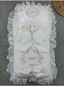 Resim Yenidoğan Antalya Taç Nakışlı Kundaklı Trilüks Unisex 3lü Alt Açma Seti Çok Renkli 