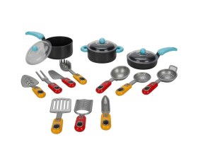 Resim Little Chef İle Hayali Lezzetler Mutfak Gereçleri Oyun Seti 16 Parça 