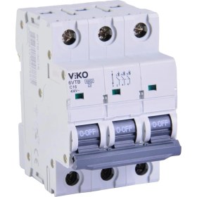 Resim NY Home 6VTB-3C16 Otomatik Sigorta 6ka C Tipi 3 Kutup 16A 