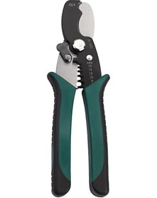 Resim Jeehugo Elektrikçi İçin Multifonksiyonlu Tel Soyucu Ve Kesici - Yeşil-siyah, 1.29-3.26mm Aralığı, 65 Manganez Çelik 