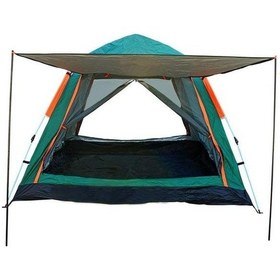 Resim Tenteli 6 Kişilik Otomatik Çadır 240x240x155 Cm Çadır Çantalı Çadır - Sineklikli Çadır Karışık/çok Renkli Çok Renkli 