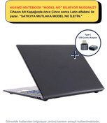 Resim SyncCase Huawei Kılıf Matebook D15 Koruyucu (2019-2020-2021-2022 YILI) Ile Uyumlu Kristal Iz Yapmaz Kılıf 