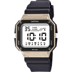 Resim Captiva Digital 3 Atm Suya Dayanıklı Işık+Alarm+Kronometre+Takvimli Çoçuk Kol Saati Cp.yn.26.m1 