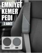 Resim Wimbledon ComfortDrive Emniyet Kemer Pedi Seti - Boyun ve Omuz Koruyucu Kemer Pedi 2'li Paket Siyah Füme 