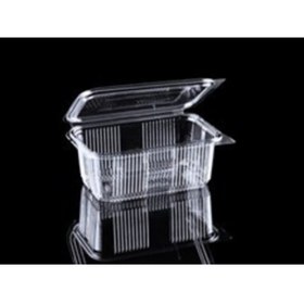 Resim Miopack Plastik Sızdırmaz Kap 1000 Gr Cc Yüksek Kapak Kullan At Tekkullanımlık Plastik Kapaklı Kase 100 Adet 