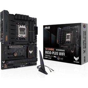 Resim ASUS Tuf Gamıng B650-plus Amd B650 Am5 Ddr5 6400 Dp Hdmı 3x M2 Usb3.2 Aura Rgb 2.5gbit Lan Atx 128gb 