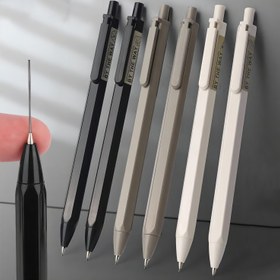 Resim 4'lü Premium Mekanik Kurşun Kalem Seti - 0.5mm & 0.7mm Kurşun, Dayanıklı Plastik, Öğrenciler & Ofis Kullanımı İçin İdeal 