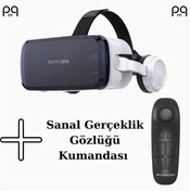 Resim Peeq VR 3D Sanal Gerçeklik Gözlüğü SC-G04BS 360° Görüş + Sanal Gerçeklik Gözlüğü Kumandası Büyük ekranda film keyfini çıkarın. Hala küçük ekranda film izliyor musunuz' IMAX dev ekran teknolo...