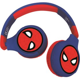 Resim Epilons 2-In-1 Bluetooth Kids Headset, Kablosuz, Kablolu, Limited, Foldable, Ayarlanabilir, /Boy, Red/Blue, 