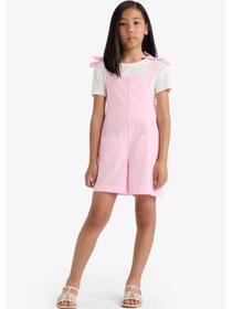 Resim Defacto Kız Çocuk Viskon Askılı Tulum F5782a825smpn693 Pembe 