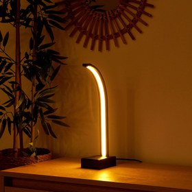 Resim Safir Light Mira Led Masa Lambası - Siyah 