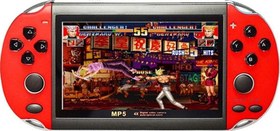 Resim Retro X1 Psp Model 4.3 Tv Out Taşınabilir Oyun Konsolu-Kırmızı 