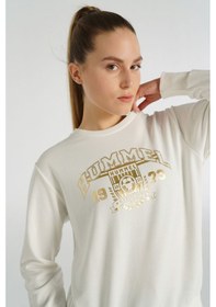Resim Hummel Lenes Sweatshırt 922247-9003 Beyaz 
