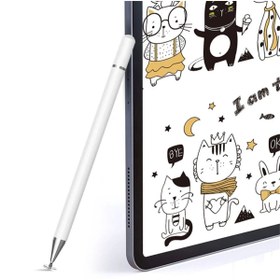 Resim corcishop Hometech Alfa 10LM Kılıf Universal Standlı Dokunmatik Kalem Stylus 