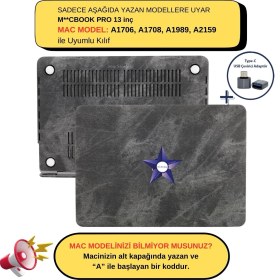 Resim McStorey Macbook Pro Kılıf 13inç Fabric (2016/2019 yılı Cihazı) A1706 A1708 A1989 A2159 ile Uyumlu 