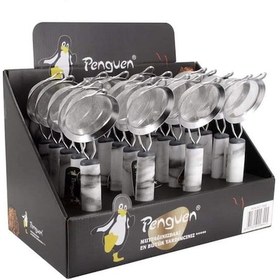 Resim Penguen Mermer Desenli Çay Süzgeci Png-1845 