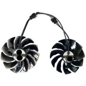 Resim 88mm Pld09210s12hh T129215su Gtx 1050 1060 1070 Tı 2pcs İçin Video Kartı Fan Soğutucu 