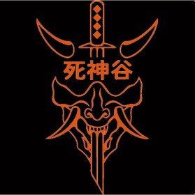 Resim Turuncu-35 Cm X 21 Cm-jdm Shinigami Vadisi Japon Araba Plakası Oto Kişiselleştirme Aksesuarları Şeytan Çıkartmalar Vini 