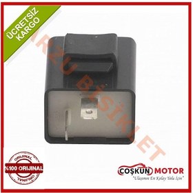 Resim Motosiklet Flaşör 12W Kablosuz Sessiz [ 2 Fişli ] Flasher (475495010) 