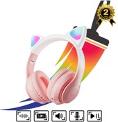 Resim Kensa Bluetooth Kulaklık Kedi Kulaklık Detaylı Bluetooth Kablosuz Uyumlu Kulaklık Çocuk Oyuncu 