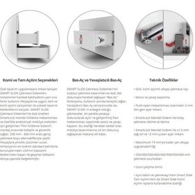 Resim Smart Push Open Tam Açılım 450Mm 