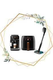 Resim Philips Çeyiz Seti ( Xc8349/01 Dikey Süpürge, Ep4341/50 Espresso Makinesi, Hd9867/90 Airfryer ) 