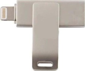 Resim 128 Gb Iphone Otg Çift Taraf Metal Flash Bellek Usb2.0 